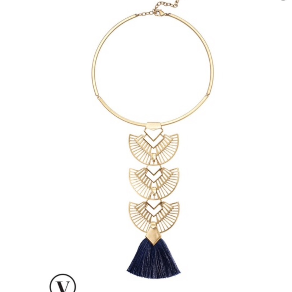 Stella and Dot Aida Tassel Pendant Necklace